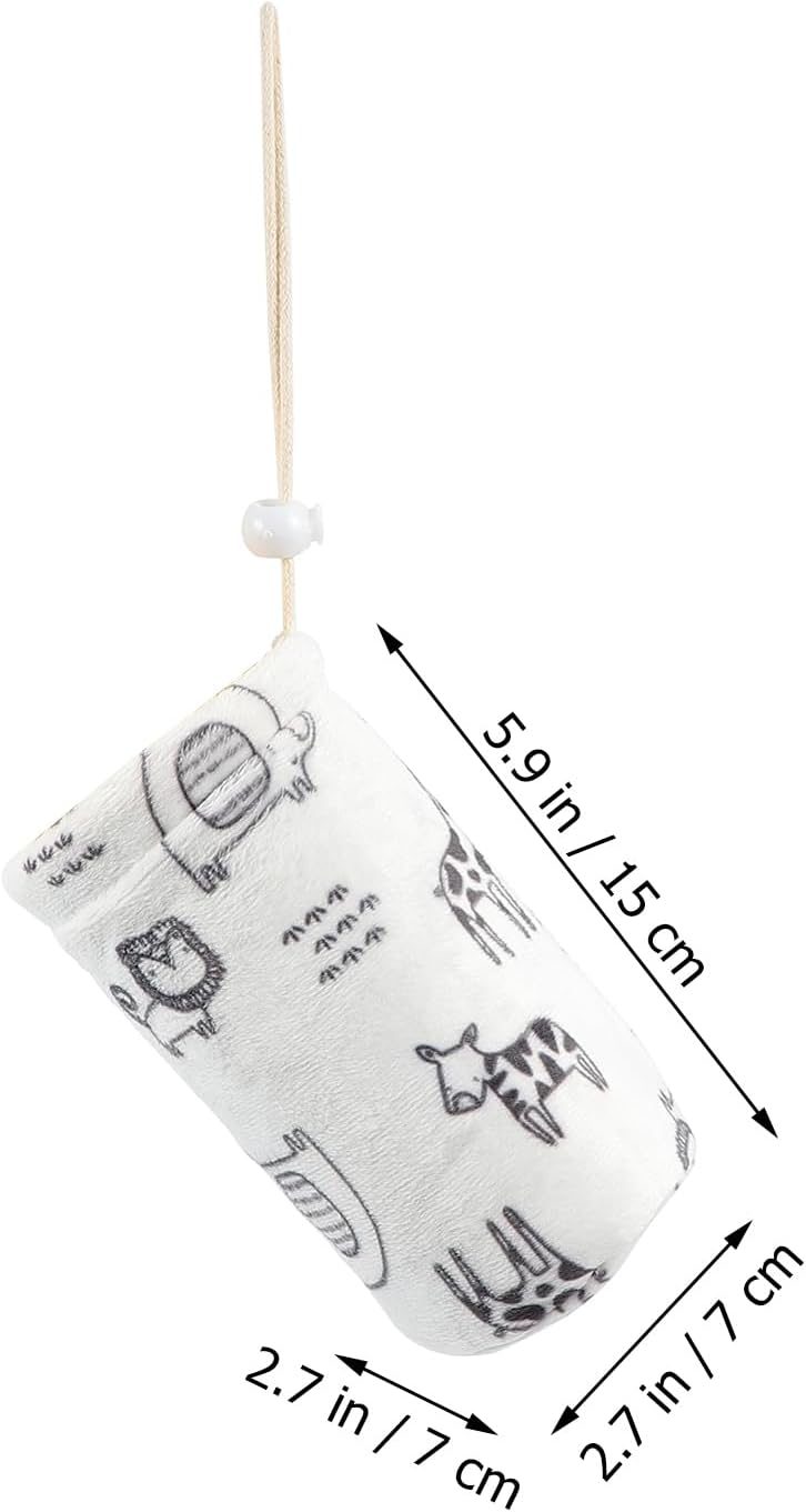 ULTNICE Baby Bottle Insulator Sleeve with String Warm Baby Bottle Cover Glass Nursing Feeder Warm Holder Pouch Infant - Image 4